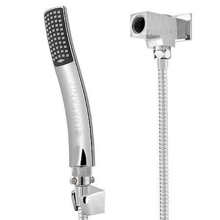 SHOWER / KIT DESVIADOR QUADRADO C/ DUCHA MANUAL CURVE / FLEX 1,80