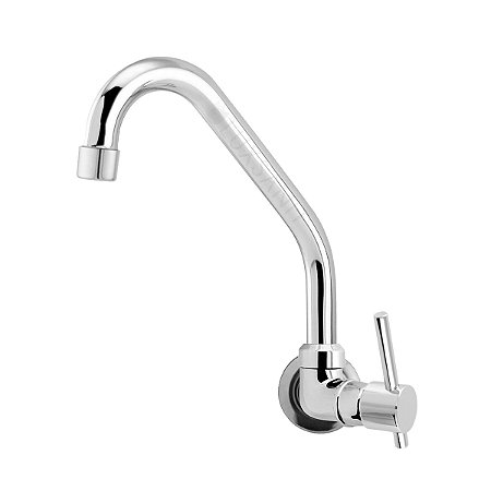 Torneira Para Cozinha Bica Móvel de Parede 1/4 de Volta C66