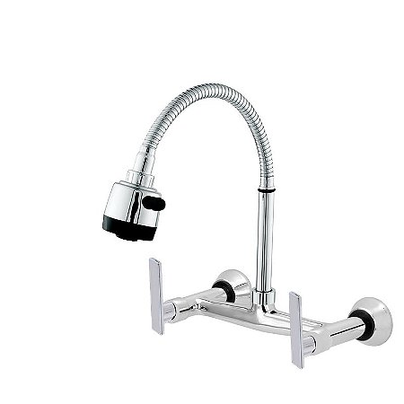 Misturador Cozinha Parede Gourmet Para Água Quente Fria Modelo C79 -  Torneira Shop - Loja online de torneiras e metais sanitários