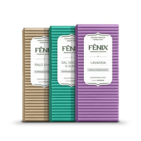Kit Boas Vibrações - Lavanda, Palo Santo e Sal Grosso e Guiné