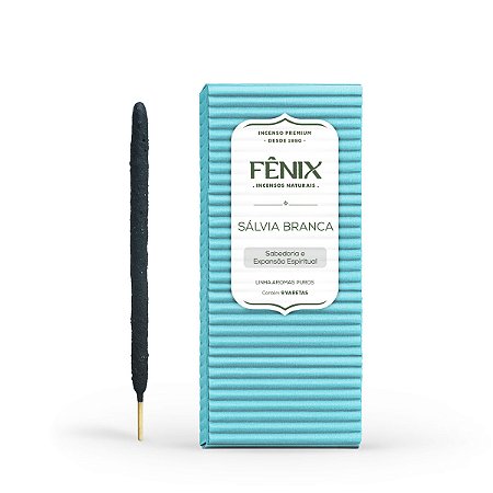 Incenso Natural de Sálvia Branca