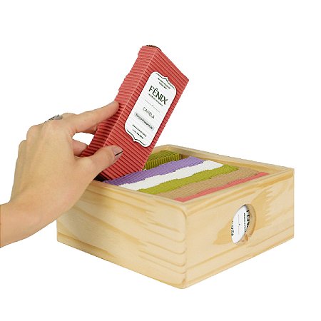 Kit 7 Mais Vendidos + Caixa organizadora de Madeira