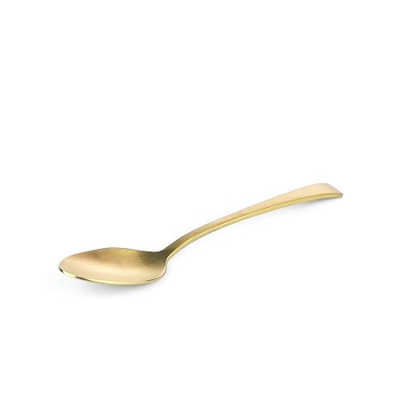Colher p/ chá Dourado Fosco