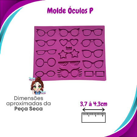 Molde de Silicone Óculos P - BCV