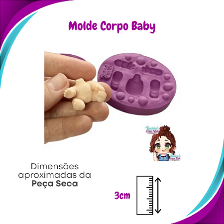 Molde de Silicone Pop Funkson Corpo Baby - BCV