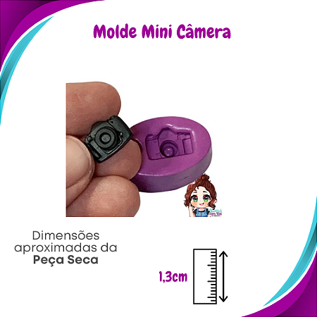 Molde de Silicone Mini Câmera - BCV