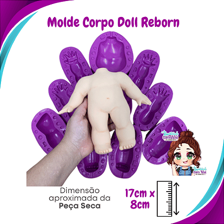 Molde de Silicone Corpo Doll Reborn - BCV