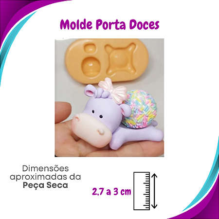 Molde de Silicone Porta Doces - Ateliê do Molde