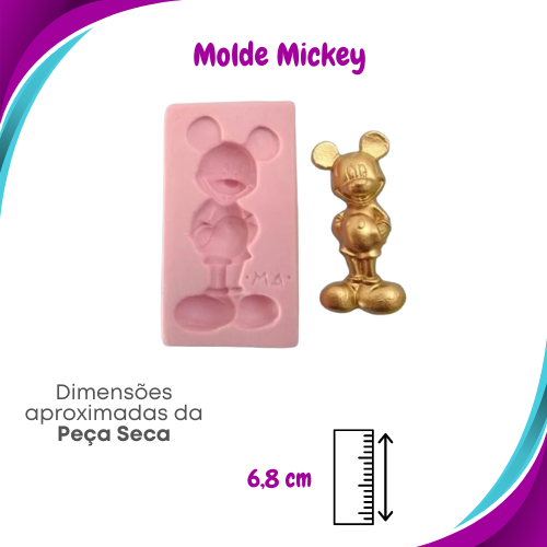 Molde de Silicone Mickey - Marcela Arteira