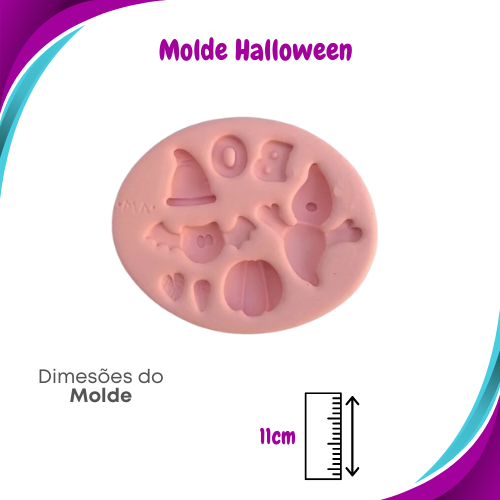 Molde de Silicone Halloween - Marcela Arteira
