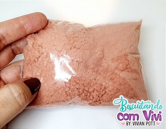 Pó para flocagem - Rosa Salmão - 20g