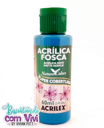 Tinta Acrílica Fosca Acrilex - Azul Piscina