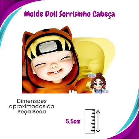 Molde de Silicone Doll Sorrisinho - Cabeça - BCV