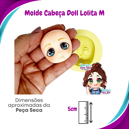 Molde de Silicone Doll Lolita M - Cabeça - BCV