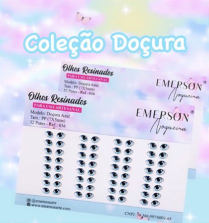 Olhos Resinados Doçura Azul - Emerson Nogueira