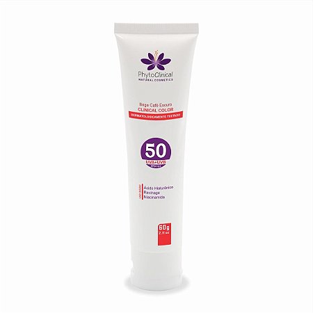 Filtro Solar 50 Bege Café Escuro (pele negra )phyto Clinical