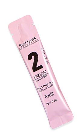 Gel Real Love Sachê 15ml Cor: 2 Pink Nude
