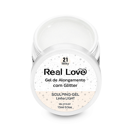 Gel Real Love com Glitter 15g - 21