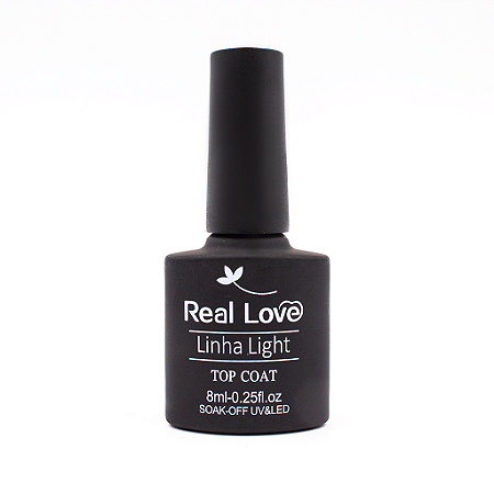 Top Coat Real Love Linha Light 8ml