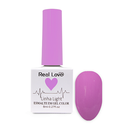 Esmalte Em Gel Real Love Linha Ligth 8ml - Cor: 121