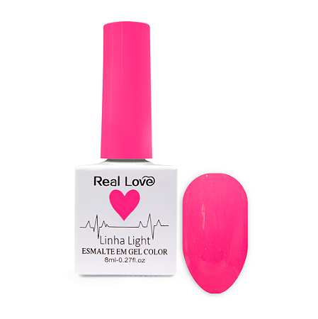 Esmalte Em Gel Real Love Linha Ligth 8ml - Cor: 73