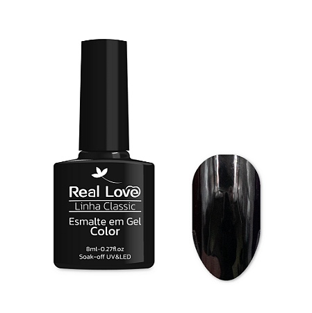 Esmalte em Gel Real Love Linha Classic - 51 Preto