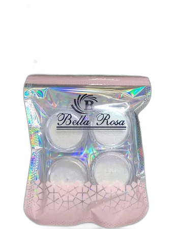 Kit pó Sereia Rosa 4 Un