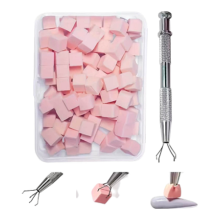 Kit Esponjinha Degradê com Pegador