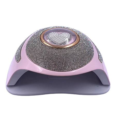 Cabine Coração com Glitter LED/UV Bella Rosa 268W