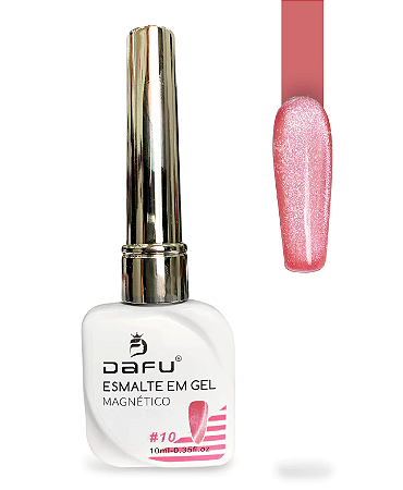 Esmalte em Gel Dafu Magnético Rose - Cor 10