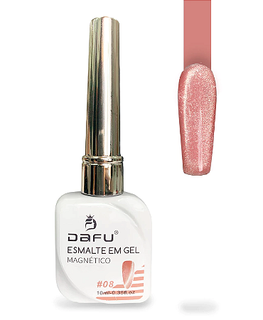 Esmalte em Gel Dafu Magnético Rose - Cor 08