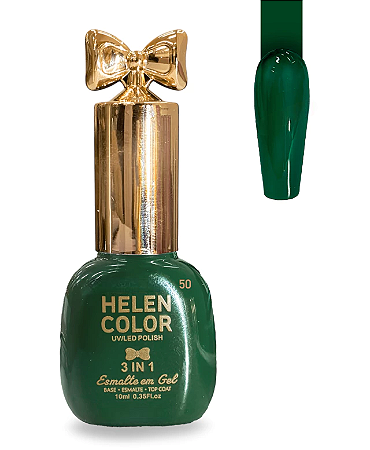 Esmalte em Gel 3 em 1 Helen Color 10ml 50