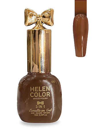 Esmalte em Gel 3 em 1 Helen Color 10ml 44