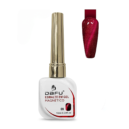 Esmalte em Gel Dafu Magnético Vermelho - Cor 09