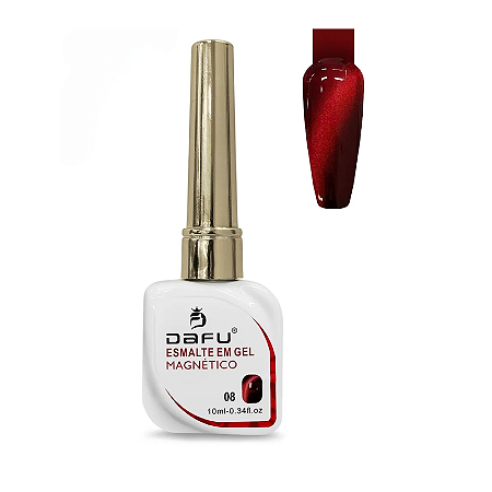 Esmalte em Gel Dafu Magnético Vermelho - Cor 08