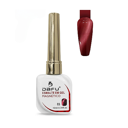 Esmalte em Gel Dafu Magnético Vermelho - Cor 03