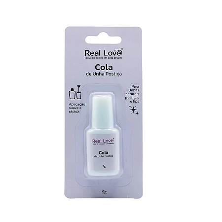 Cola De Unhas Postiças 5g - Real Love