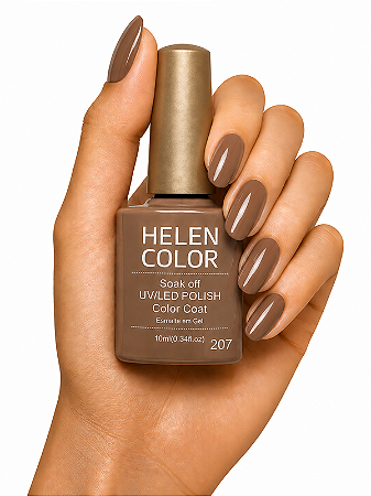 Esmalte em Gel Helen Color 10ml - Cappuccino 207