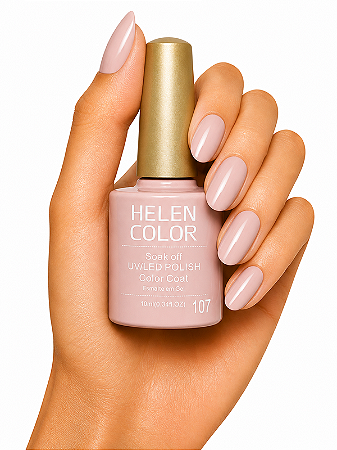 Esmalte em Gel Helen Color 10ml - Rosa Bailarina 107