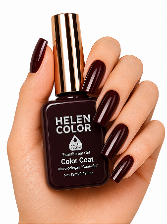Esmalte Gel Helen Color 12ml - Marrom Café - 260
