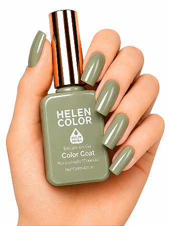 Esmalte Gel Helen Color Conexão Verde Sálvia - 235