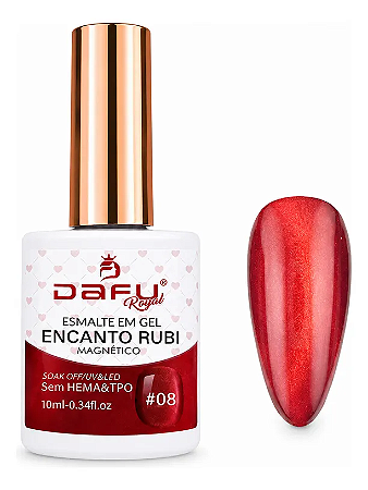 Esmalte em Gel Dafu Magnético Encanto Rubi - 08
