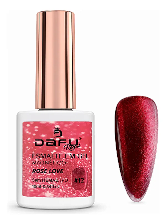 Esmalte em Gel Dafu Magnético Rose Love - 12
