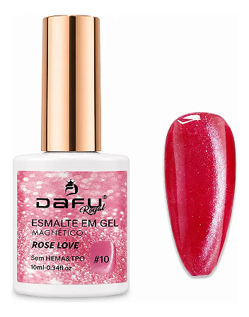 Esmalte em Gel Dafu Magnético Rose Love - 10