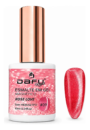 Esmalte em Gel Dafu Magnético Rose Love - 09