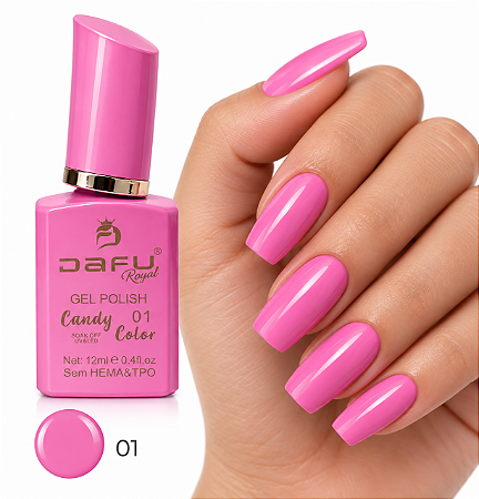 Esmalte em Gel Dafu Candy Color - 01