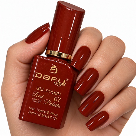 Esmalte em Gel Dafu Red Palette - 07