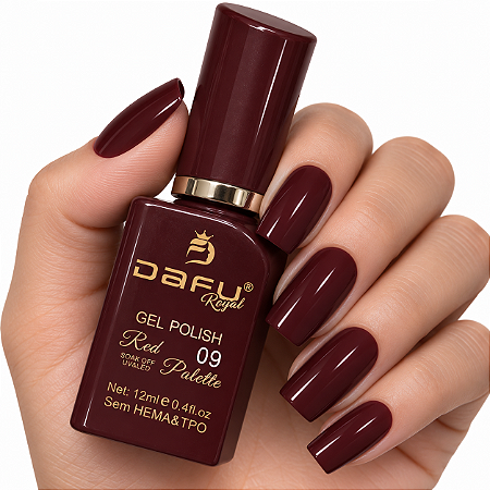 Esmalte em Gel Dafu Red Palette - 09