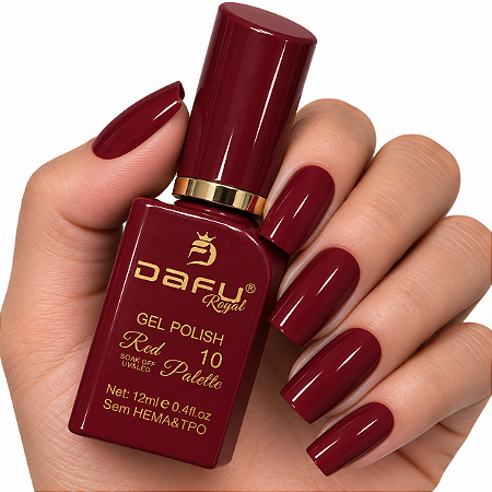 Esmalte em Gel Dafu Red Palette - 10