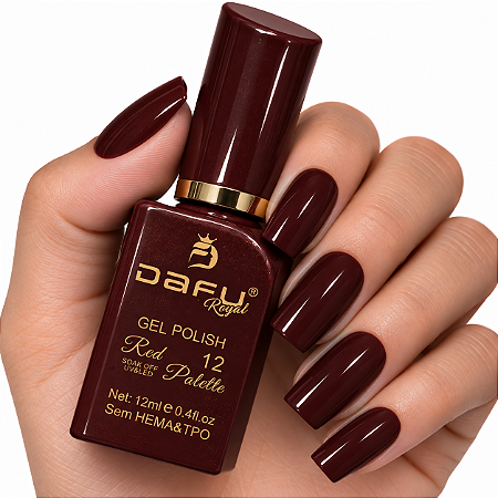 Esmalte em Gel Dafu Red Palette - 12